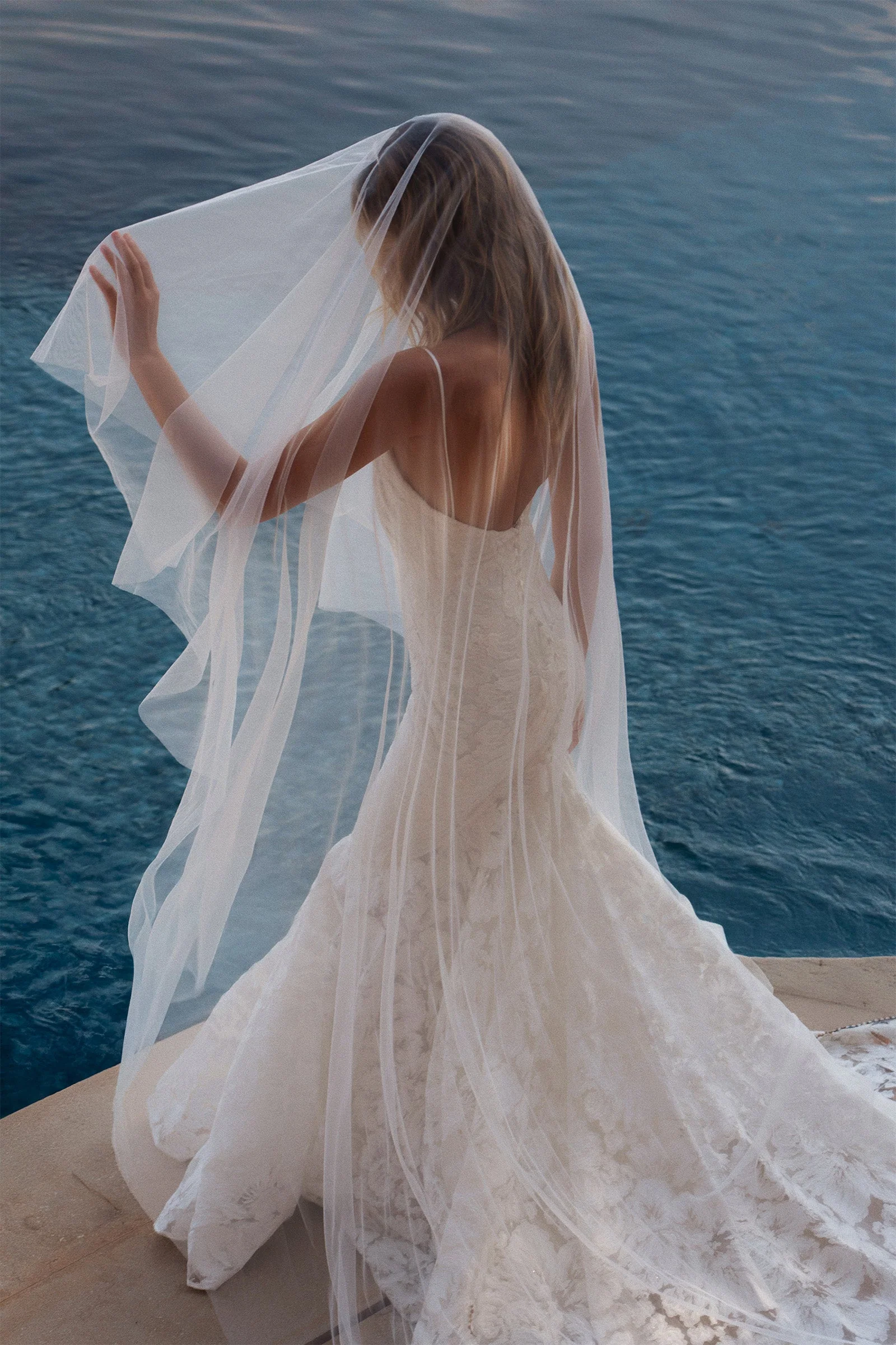 Lunaria Drop Veil - Image 2